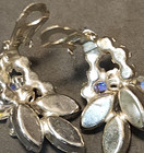 Juliana D & E Earrings Smokey Rhinestone & Dangle Crystal Aurora Borealis Clip — photo 8