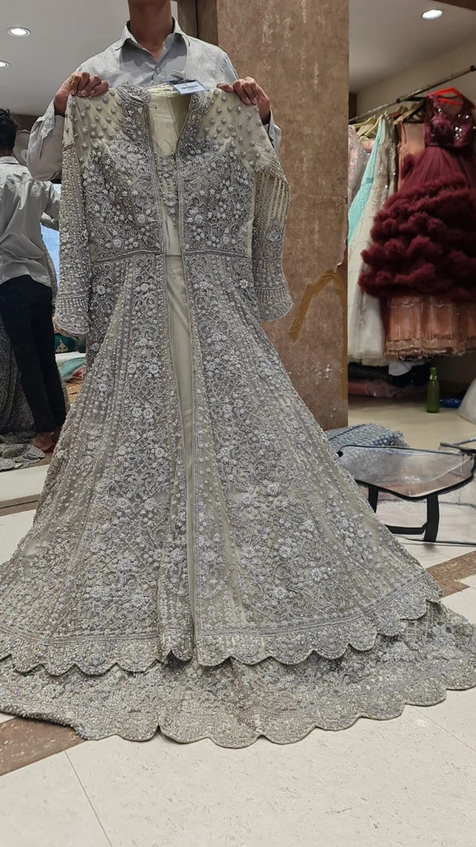 Wedding dress grey shop color