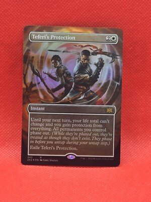 Teferi's Protection (Borderless) Double Masters 2022 Foil