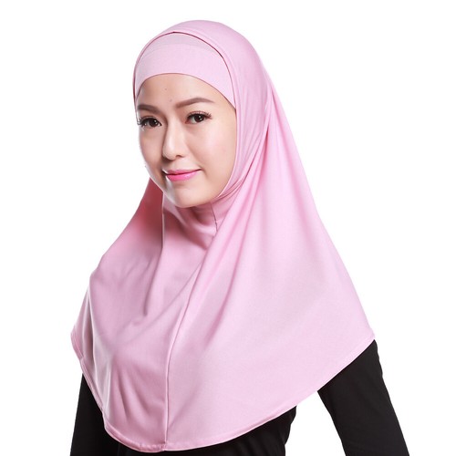 Pañuelo de cabeza de hiyab para mujer musulmana de Ramadán listo para usar - Imagen 70 de 121