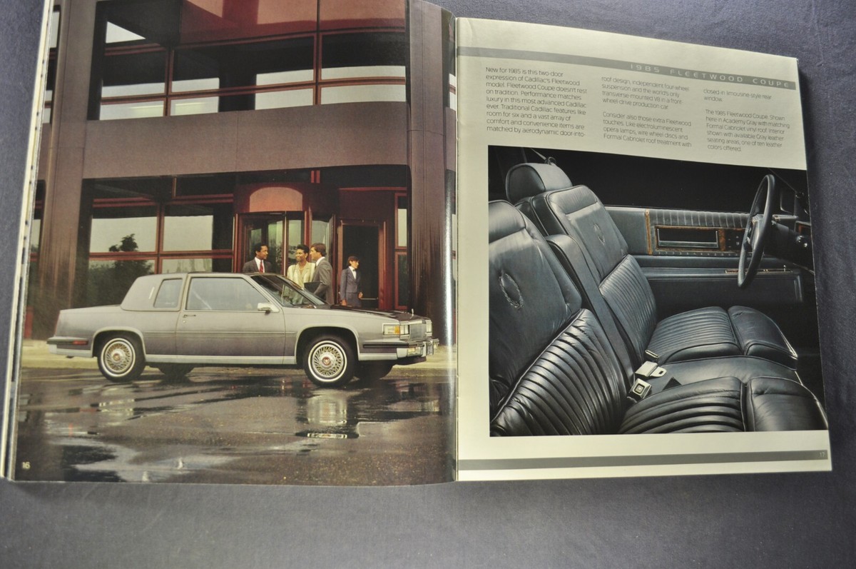 1985 Cadillac 56pg Prestige Brochure Eldorado DeVille Seville