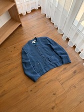 VTG Sonia Rykiel Blue Button Wool Blazer