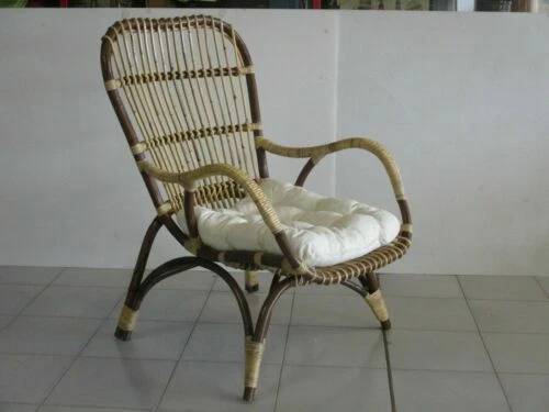 Sedie poltrona vimini per l'arredamento da giardino e da esterno