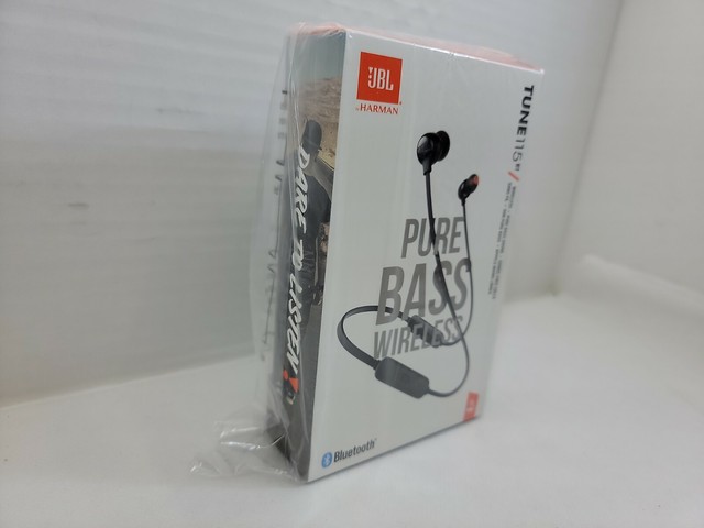 JBL TUNE 115BT Wireless In Ear Headphones Pure Bass Sound Black with Mic  for sale online | eBay