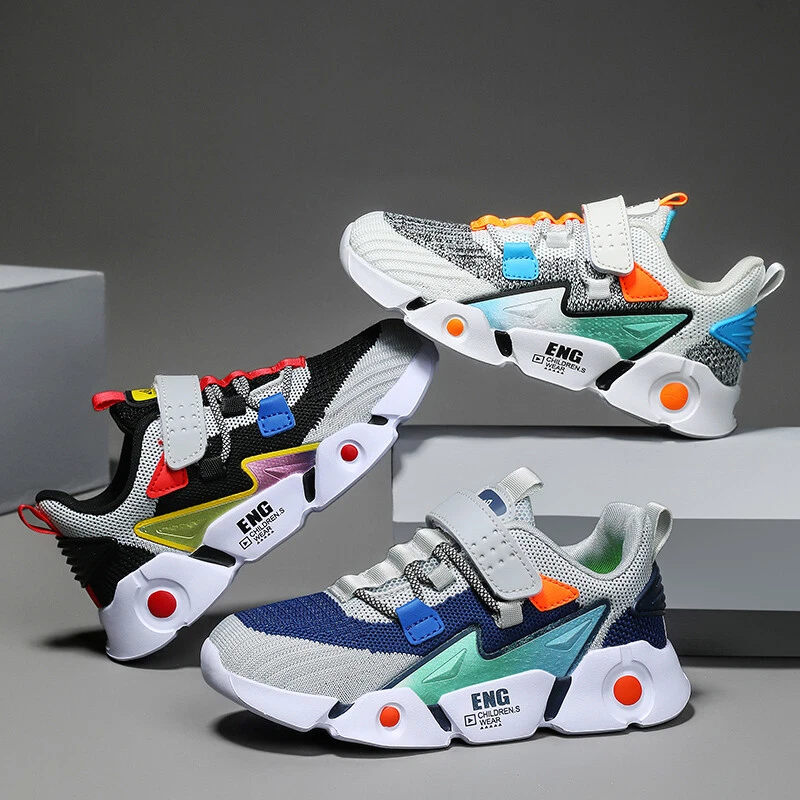 Moda Niñas Zapatos Atléticos Ligeros Zapatos para Niños Zapatos Unisex Tenis Foto 2 de 4