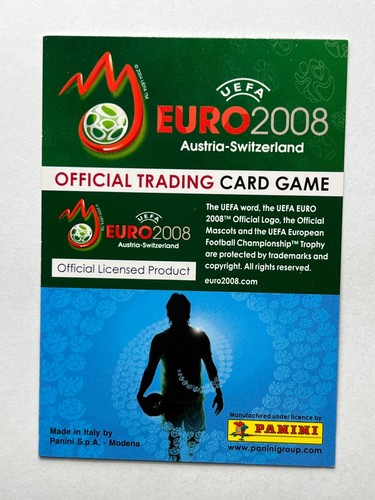 Autograph GEORGIOS KARAGOUNIS-Greece-UEFA EURO 2008 #138 TC-signed-Panathinaikos - Picture 2 of 2
