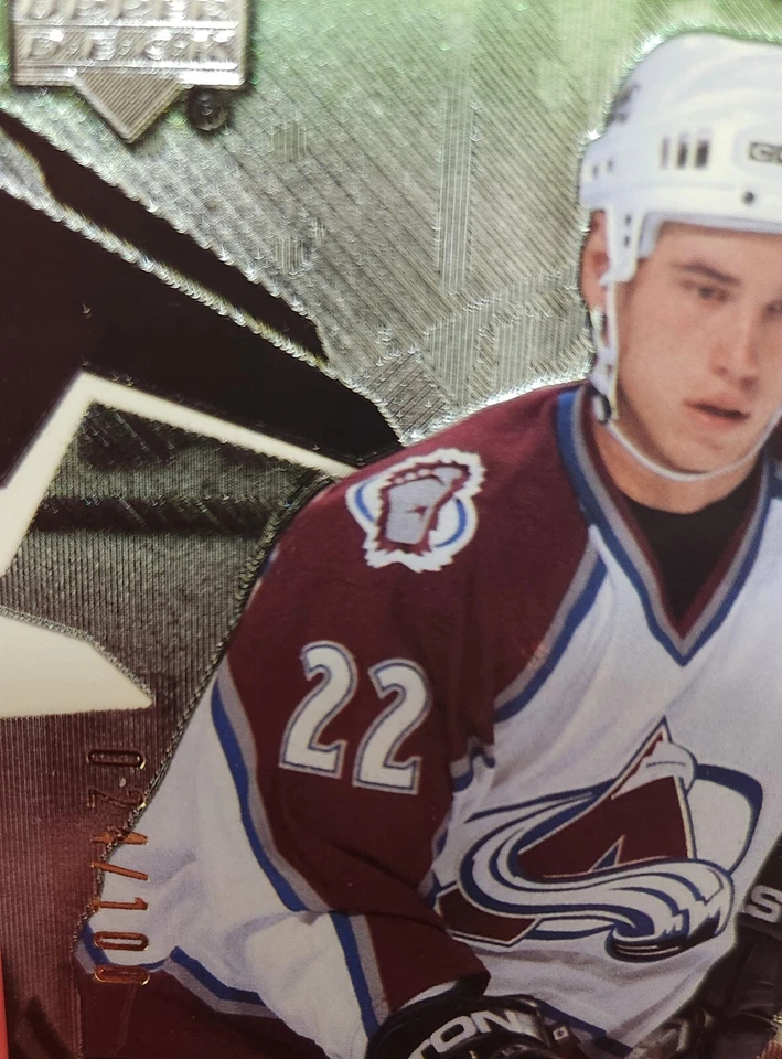 2003-04 Black Diamond Color Rookie Gems #163 Cody McCormick RC #/100 Colorado  - Image 3 of 3