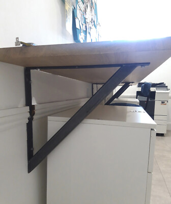 Schwerlast Metall Halterung Büro Schweben Schreibtisch Tisch Regal Waschbecken Wandmontage