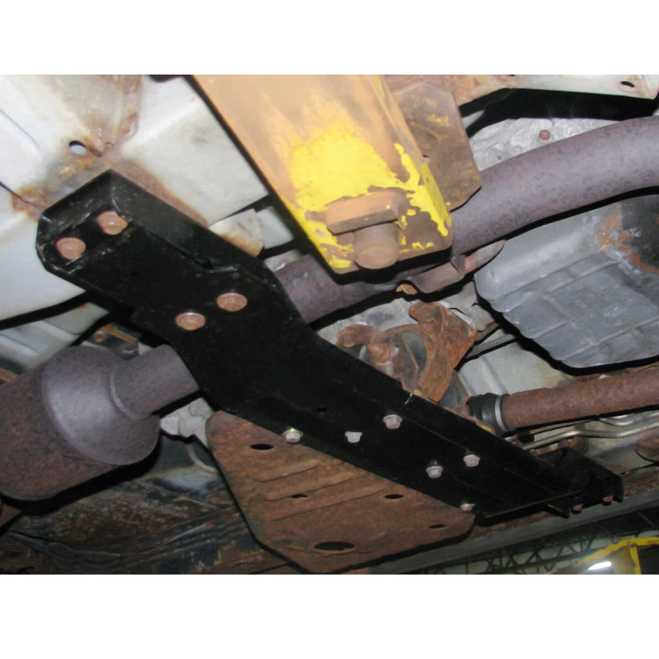 Placa de deslizamiento de acero para Jeep Grand Cherokee WJ 1999-2004 transmisión travesaño Foto 3 de 4