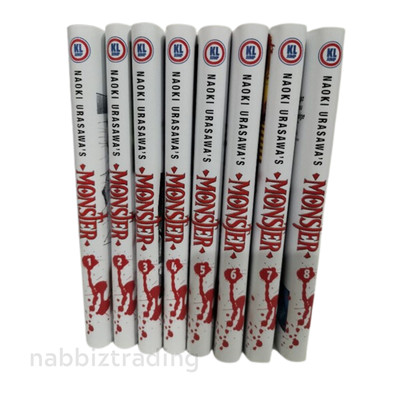 Monster Manga Volume 1-18(End) English Version Comic by Naoki Urasawa Free Ship