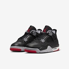 Air Jordan 4 Retro GS Bred Reimagined Size 4.5Y/6W FQ8213-006 IN HAND