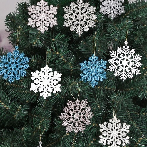Hangging Christmas Tree Snowflake Pendant Xmas Ornament Home Decoration