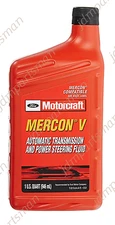 Motorcraft MERCON V Power Steering Fluid XT5QMC Quart for Ford Lincoln Mercury