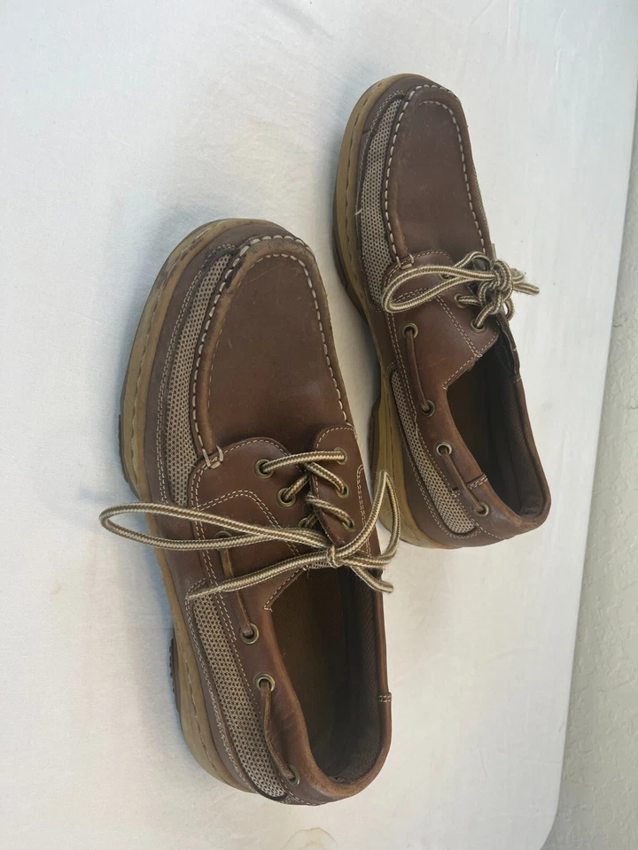 Zapatos estilo mocasín Canyon River azul marrón para hombre talla 10 Foto 2 de 4