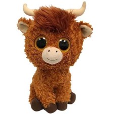 TY Angus Highland Cow Medium Plush Soft Toy New 36406