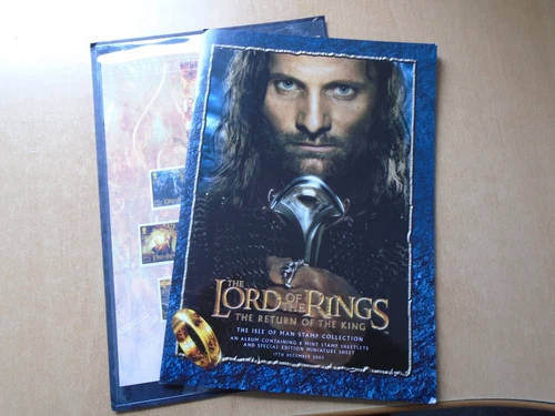 Isle of Man - 2003 Lord of the Rings Return of the King FDC & collectors pack.