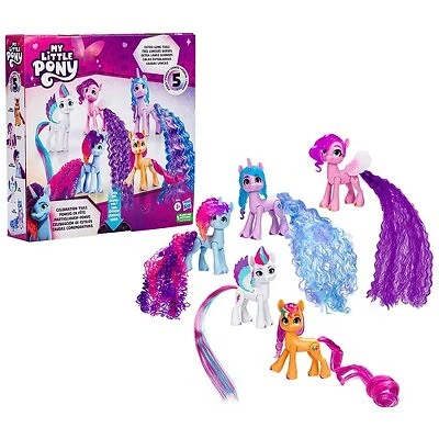 カラフル6体セットマイリトルポニー : My Little Pony Dolls Rainbow Celebration, 6 Pony