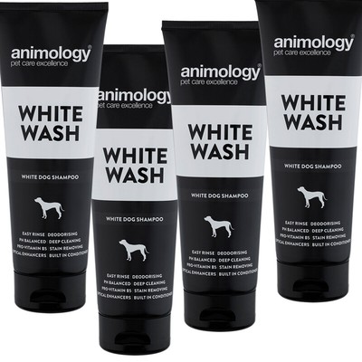 white wash dog shampoo