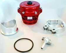 TiAL AUTHENTIC Q Series Red 50mm Blow-Off Valve BOV -8 psi Spring w/ AL Flange