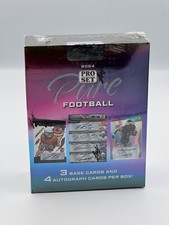 2024 Leaf  Pro Set Pure Football Hobby Box  - 4 autos