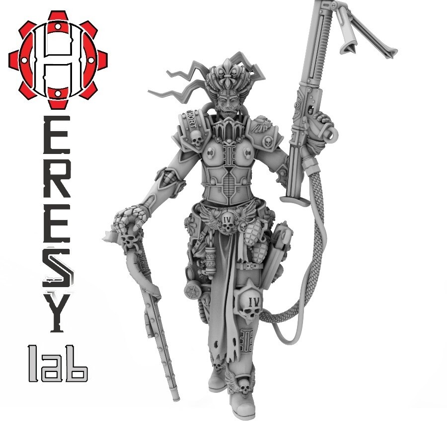 Сестра Августа Делиос HL71 28 мм Imperial Guard Sisters of Battle Heresy Lab 3290₽