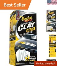 Car Care Essential Meguiars Clay Kit With Three Clay Bars Detailing Products