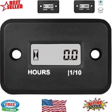 Comprehensive Hour Meter for Mowers and Generators - Waterproof & Easy Install