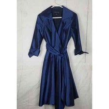 BARI JAY BLUE TEA WRAP Special occasion DRESS size 2