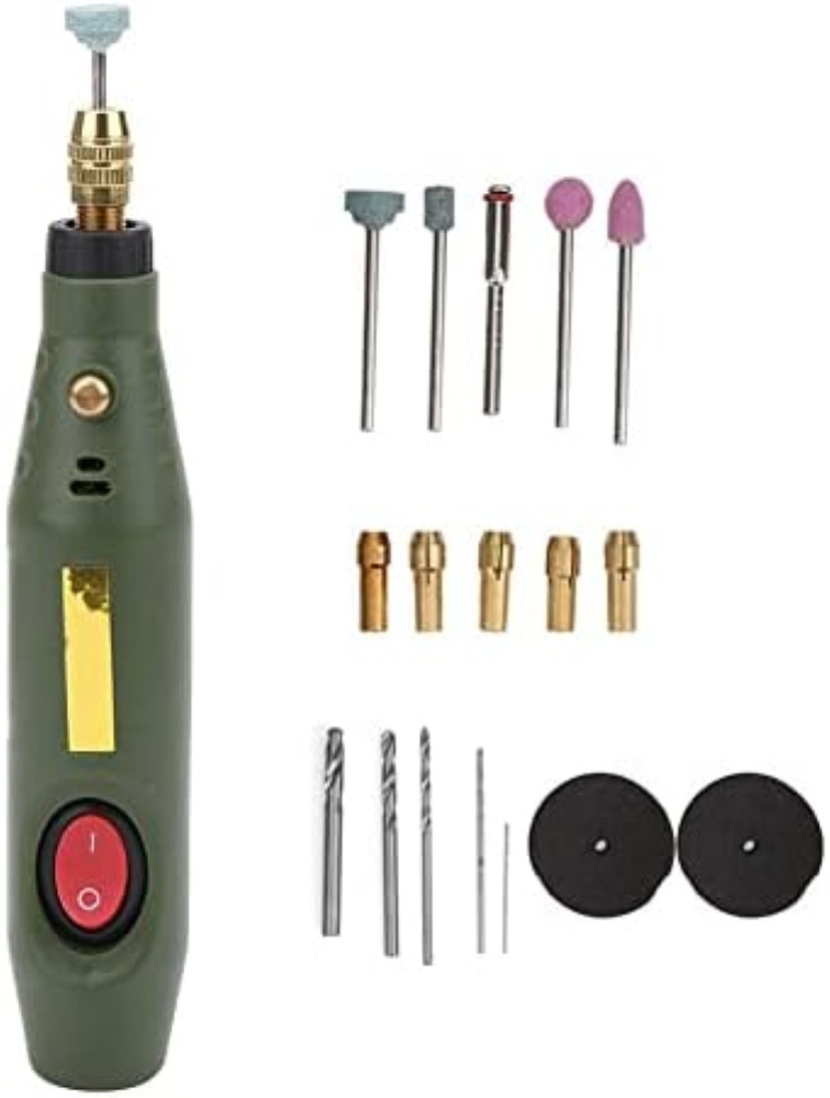 Utensile Rotante 18000 RPM Kit Intaglio Legno e Agata - Alta Precisione