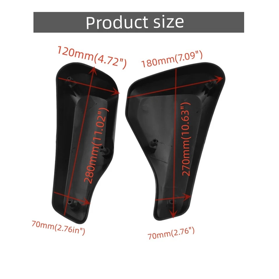 Carenado lado izquierdo y derecho cubierta de batería apto para Harley Street 500 750 2014-2020 Foto 2 de 4