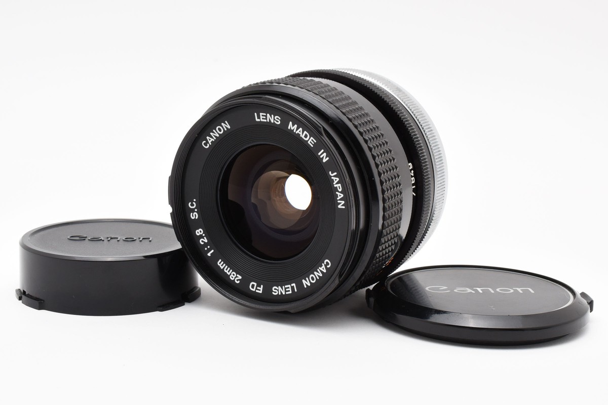 Near MINT] Canon FD 28mm f2.8 s.c. Wide Angle MF Lens From JAPAN