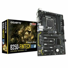 Used GIGABYTE GA-B250-FINTECH w/Celeron G3950 w/4GB DDR4 2666MHz