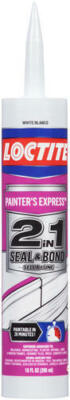 12 pack Loctite Painter's Express 2 In 1 Seal & Bond Caulk Sealant 11 oz. White