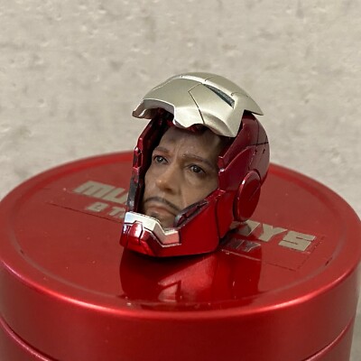 TT-15O: Mugen Toys Tony Stark Helmet Head for 7'' ZD Toys Ironman MK5