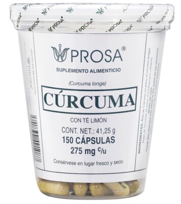 Curcuma con te limon 150 capsules Prosa Natural 