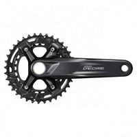 Shimano Deore FC-M4100-2 2X10 Fach Kurbelgarnitur 175 Mm Schwarz