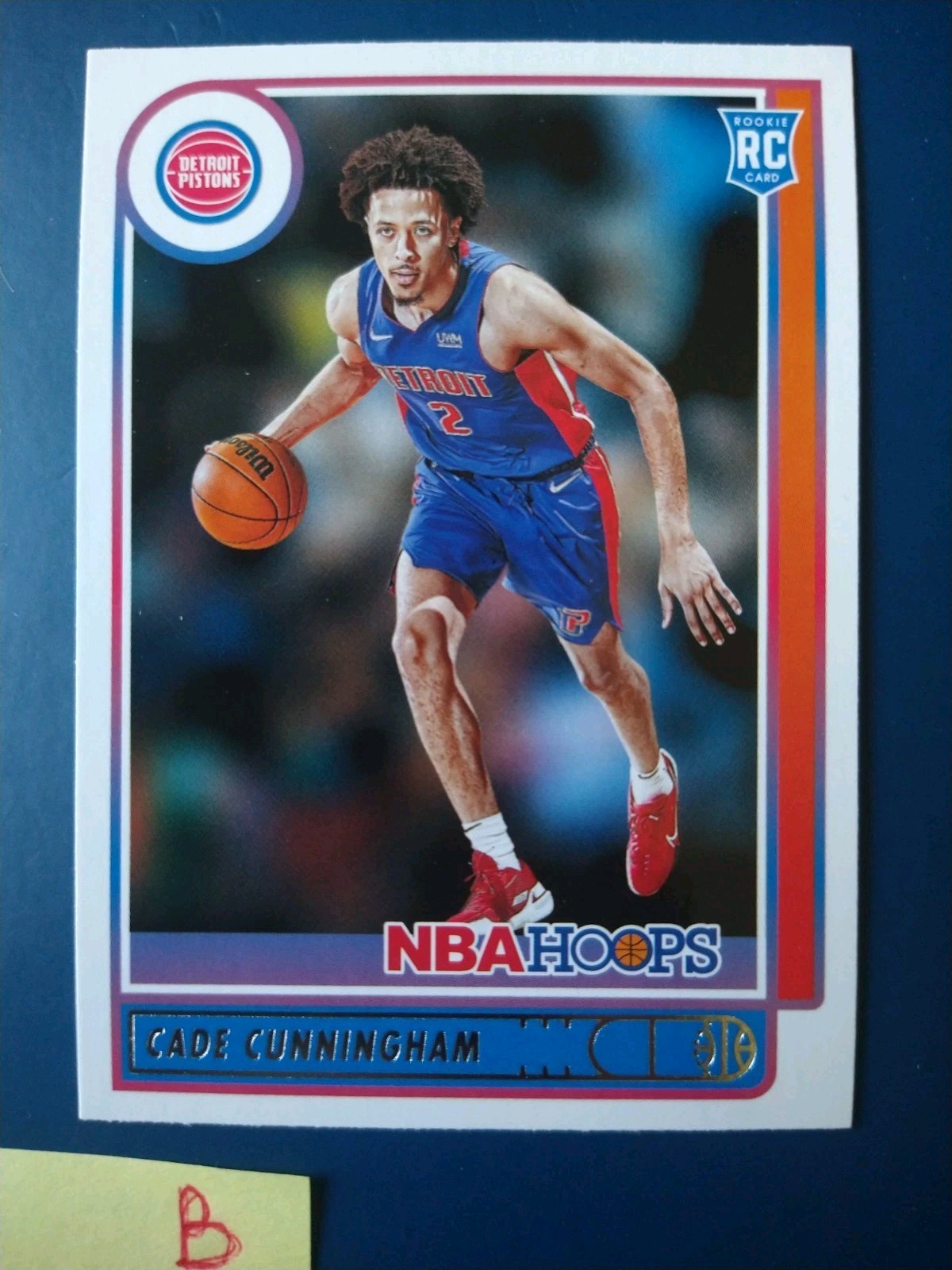2021-22 Panini NBA Hoops Cade Cunningham #201 Detroit Pistons Rookie RC