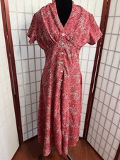 Vintage 90’s floral cottagecore retro full buttondown corset back tie maxi dress