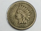 1859 Copper Nickel Indian Cent in fine