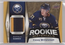 2018-19 Upper Deck Rookie Materials 11/25 Casey Mittelstadt #RM-CM Patch au7