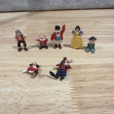 Vintage Disney Mini Figure Lot 1960 s Marx Disneykins Hand Painted Hong Kong Lot