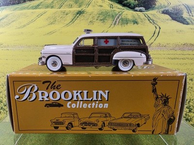 1:43 Brooklin Models BRK 87 Desoto Station Wagon 1949 Ambulance OVP / K02