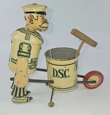 Marx Late 30's Tidy TIM STREET CLEANER WINDUP