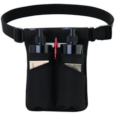 Tuhaoge Massage Bottle Bag,Massage Oil Holster for 2 2 Bottle, Black