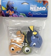 Set Of 3 The First Years Disney PIXAR Finding Nemo Baby Bath Squirt Toys 6m 