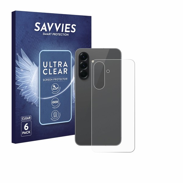 6X Schutzfolie FüR Samsung Galaxy A56 5G Enterprise Edition (RüCkseite) D-image