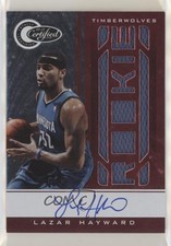 2010 Totally Certified Rookie Red Signatures 18/99 Lazar Hayward #178 Auto pm6
