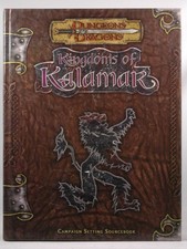 Kingdoms of Kalamar: Campaign Setting Sourcebook Dungeons  Dragons d20 3.0 Fan