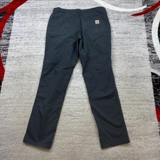 Carhartt Chino Pant 34 Gray Y2K Rugged Preppy Flex Outdoors Hike Swing 34x34 Men