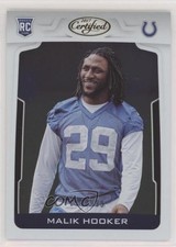 2017 Certified Rookies /999 Malik Hooker #156 4a0